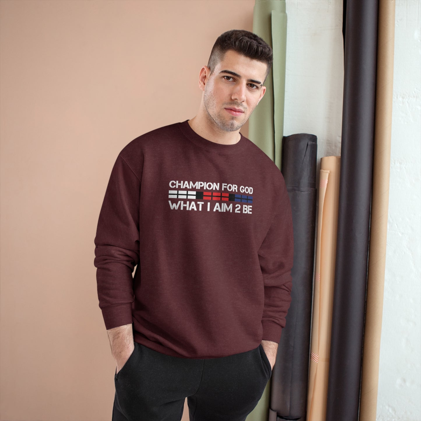 Champion For God - Champion Sweatshirt (AIM-2B)