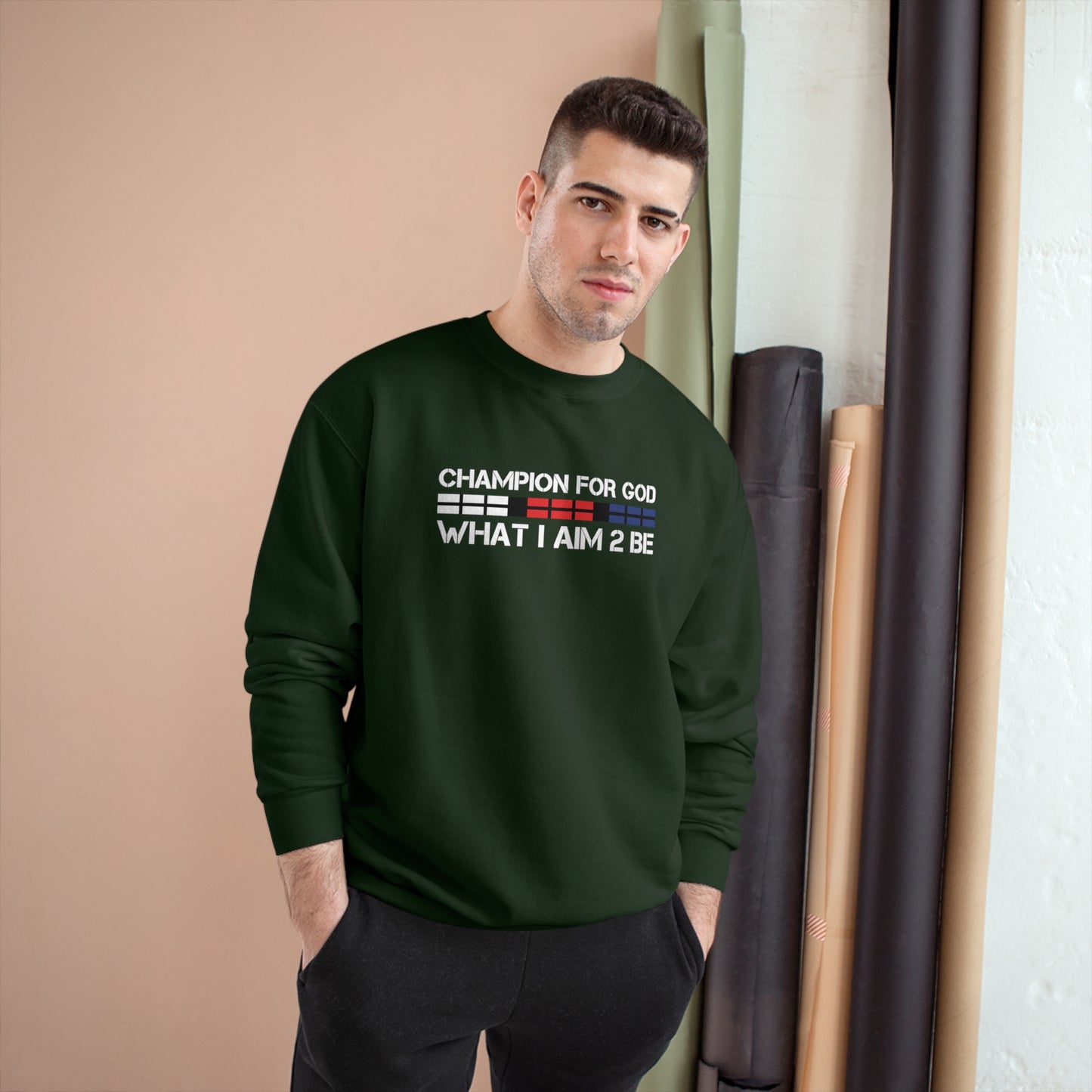 Champion For God - Champion Sweatshirt (AIM-2B)