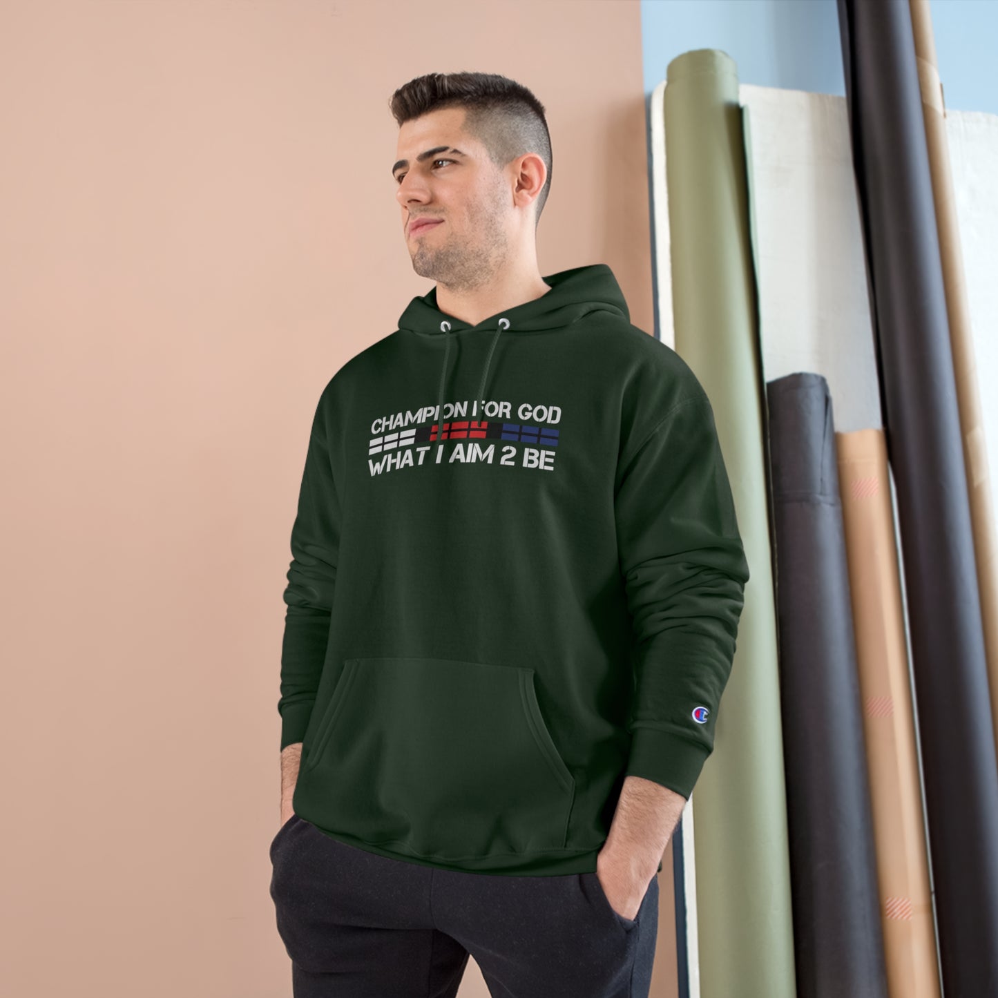 Champion For God - Champion Hoodie (AIM-2B)