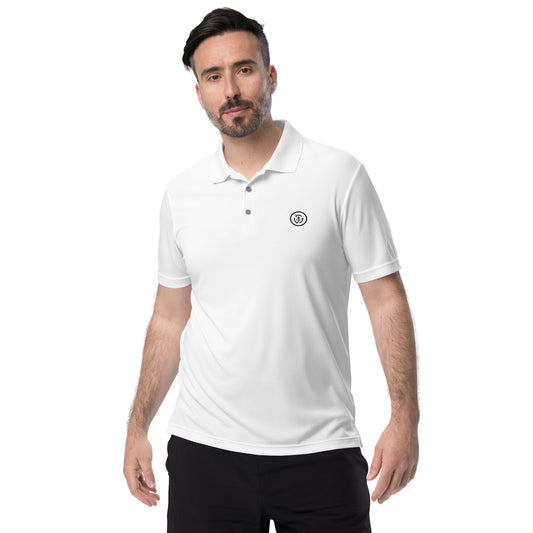 Biblical Truth Cycle - Adidas Performance Polo Shirt (White Only)