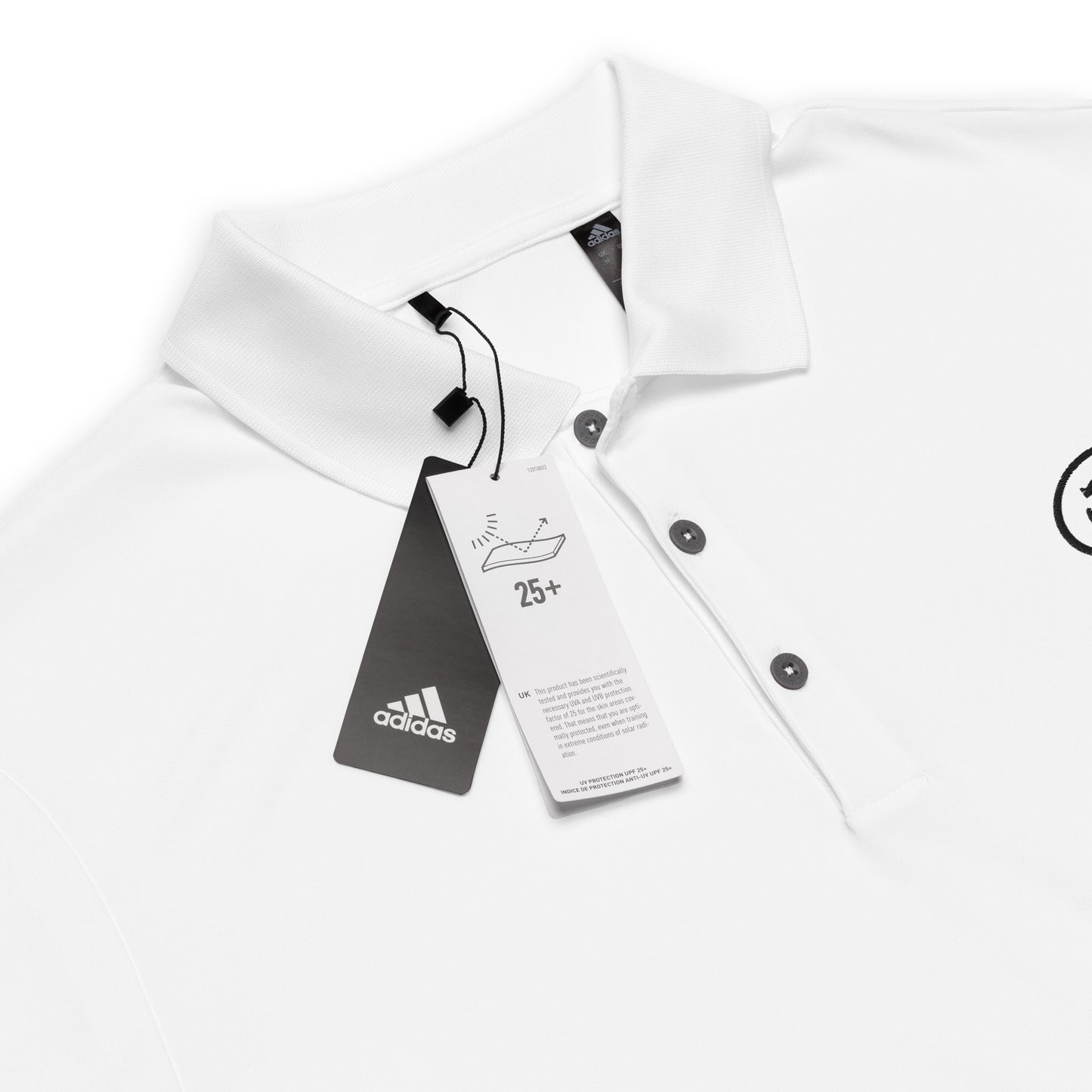 Biblical Truth Cycle - Adidas Performance Polo Shirt (White Only)