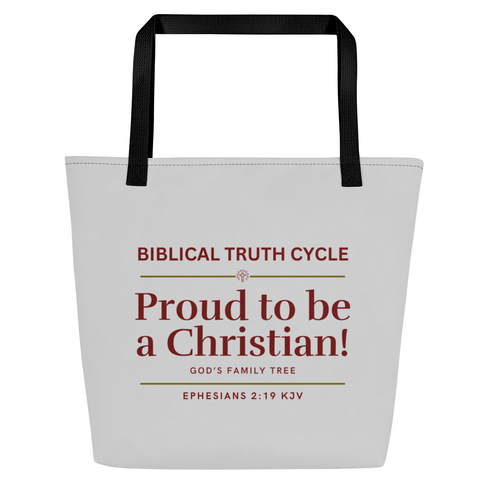 Biblical Truth Cycle - Tote Bag (Christian Proud)