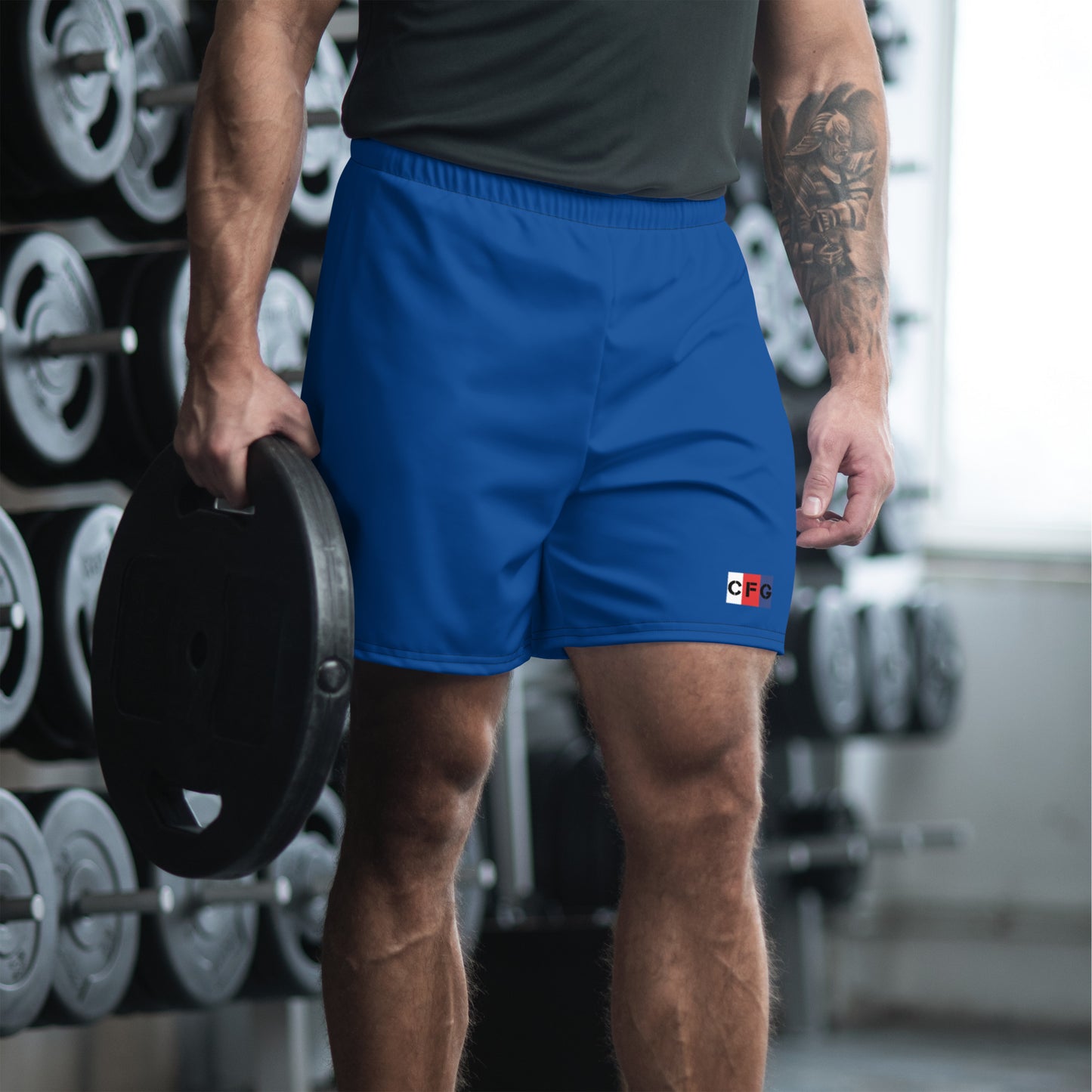 Champion For God Men's Athletic Shorts (Logo)