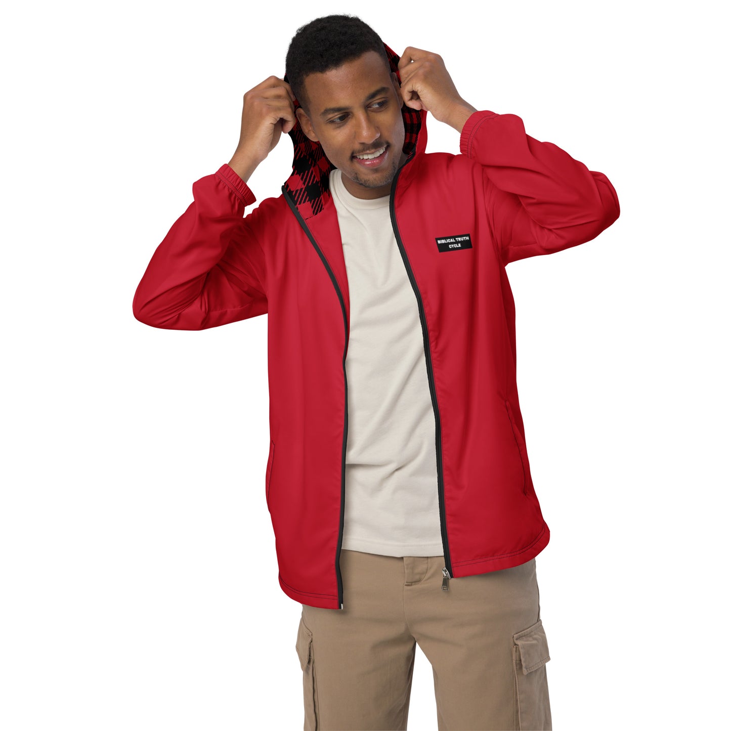 Biblical Truth Cycle - Windbreaker Jacket (Red)