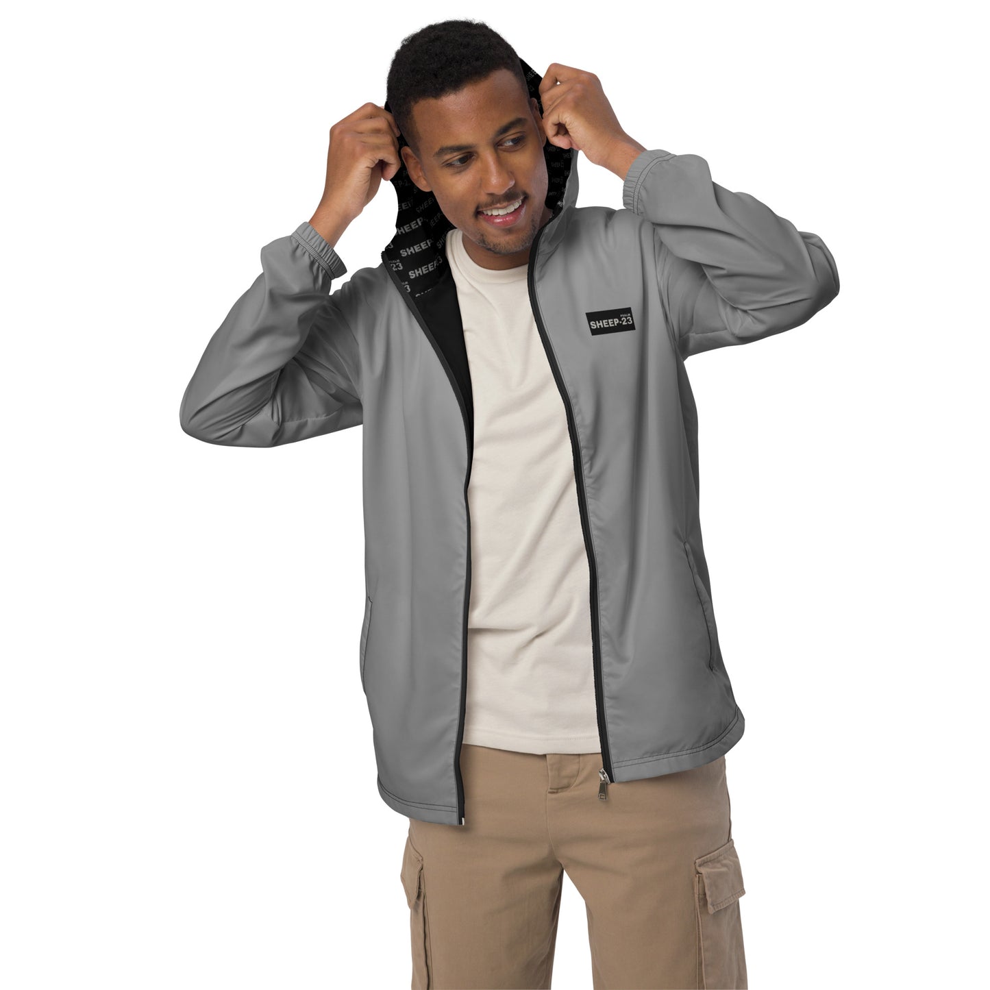 Sheep 23 - Windbreaker Jacket (Gray)