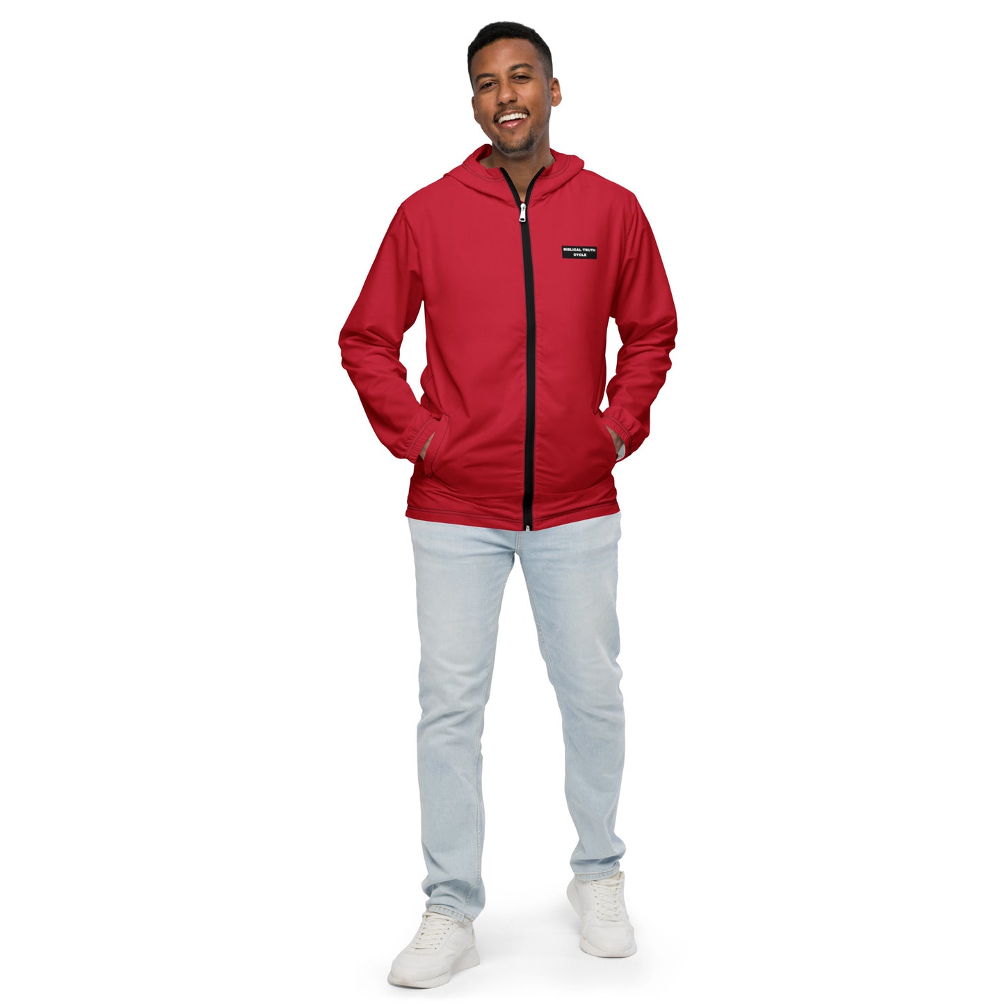 Biblical Truth Cycle - Windbreaker Jacket (Red)