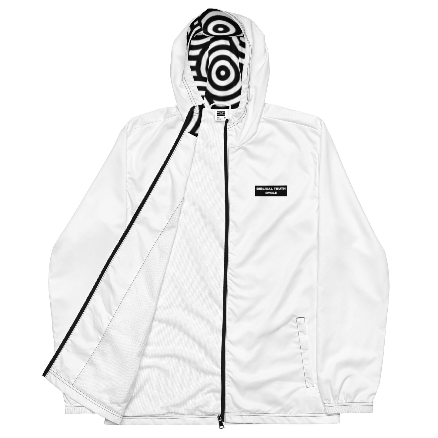 Biblical Truth Cycle - Windbreaker Jacket (White)