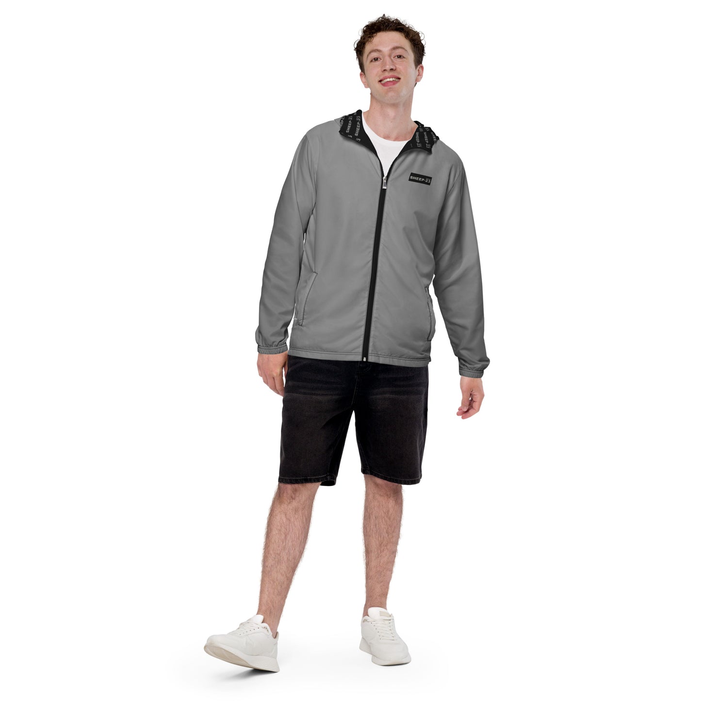 Sheep 23 - Windbreaker Jacket (Gray)