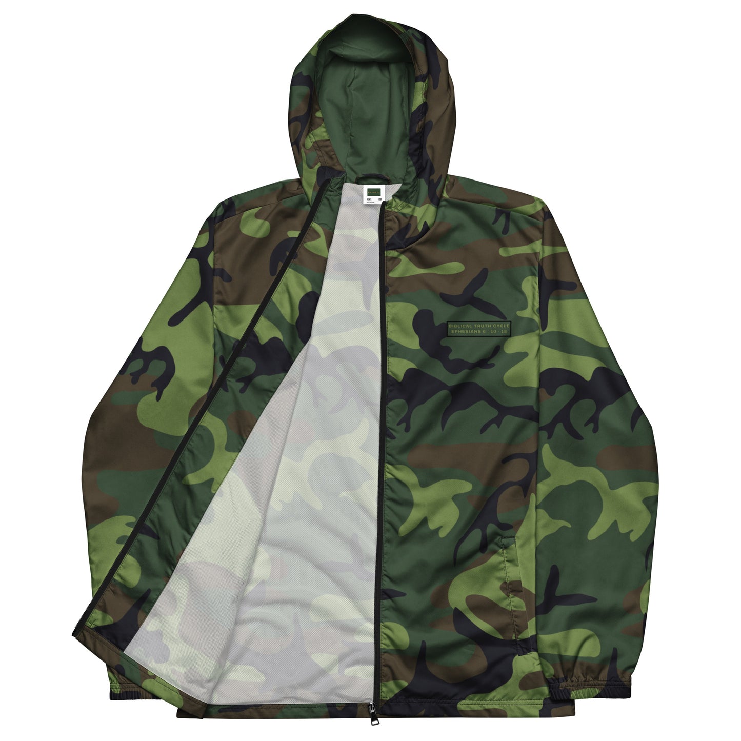 Biblical Truth Cycle - Men Windbreaker Jacket (Camouflage)