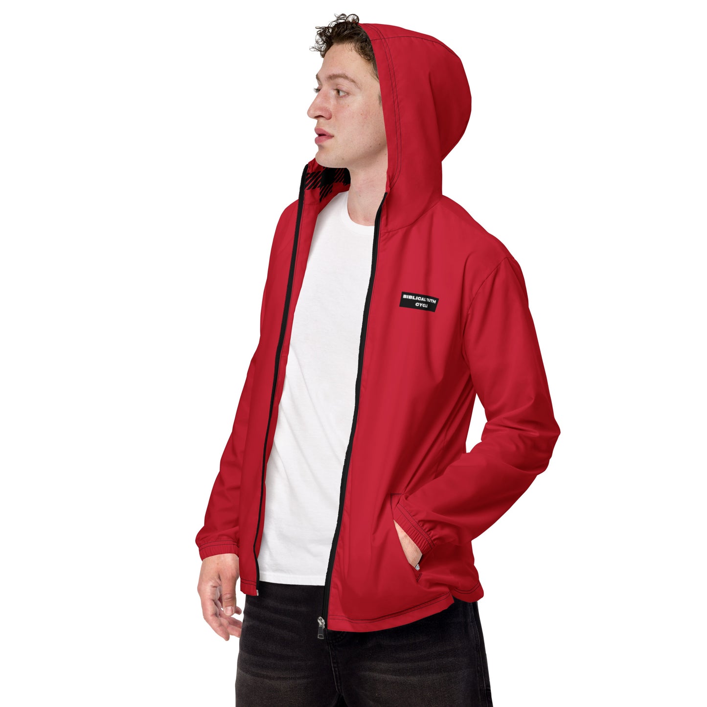 Biblical Truth Cycle - Windbreaker Jacket (Red)