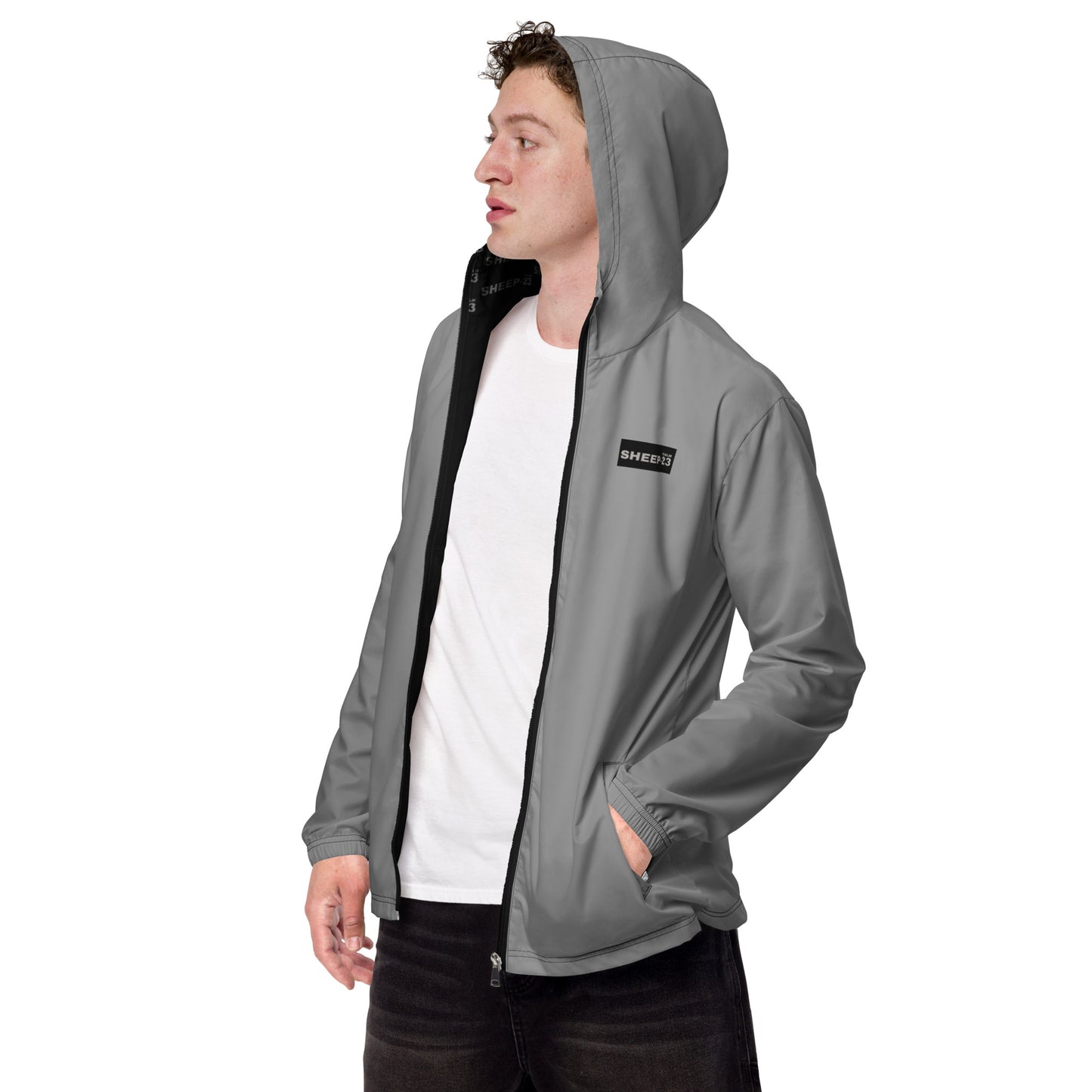 Sheep 23 - Windbreaker Jacket (Gray)