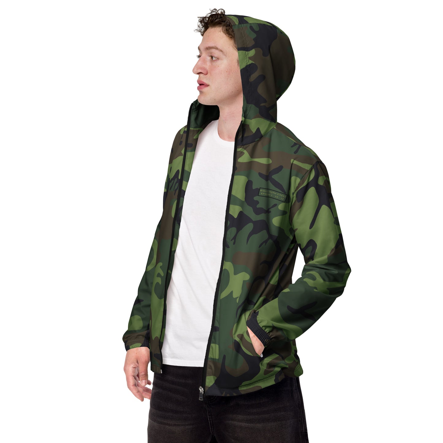 Biblical Truth Cycle - Men Windbreaker Jacket (Camouflage)