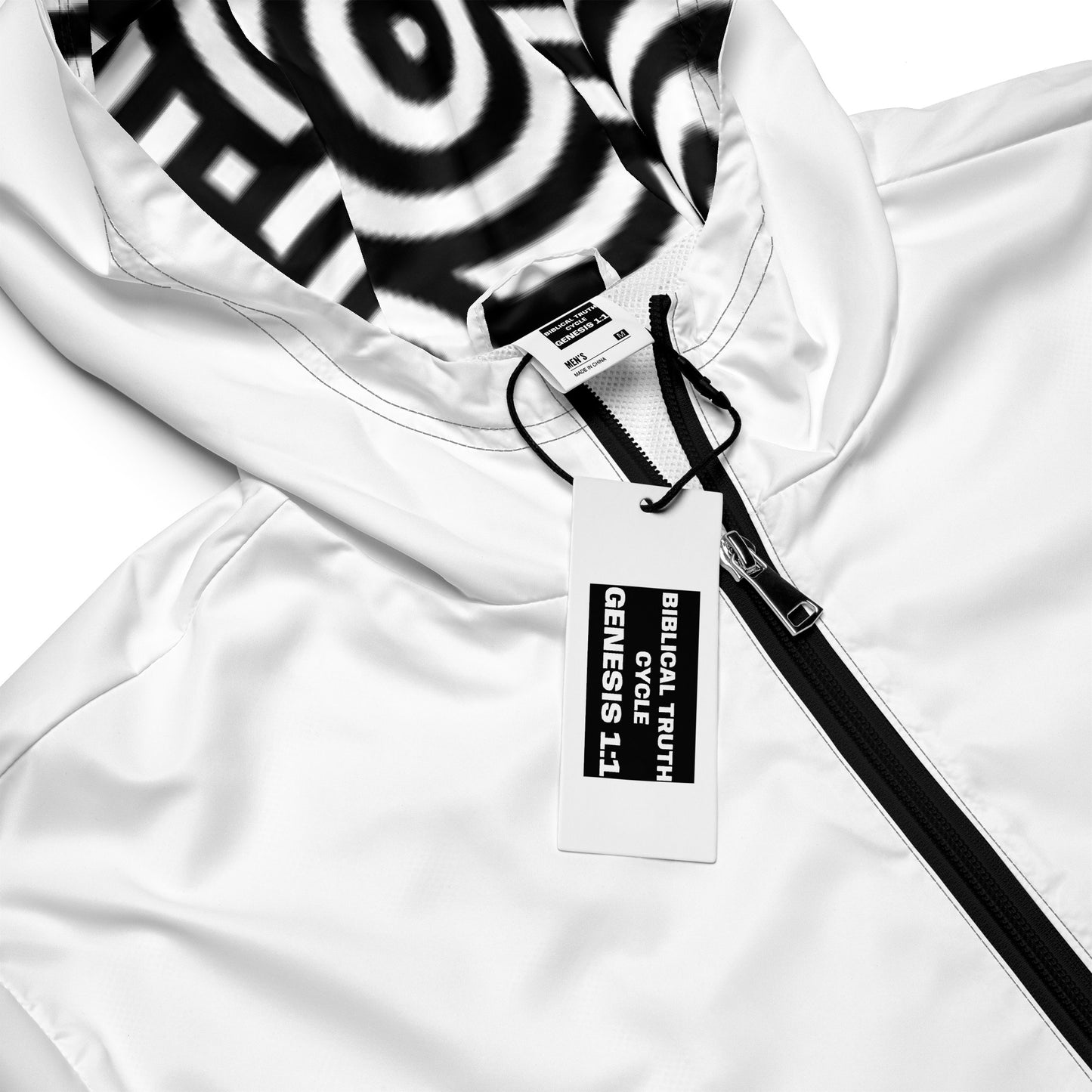 Biblical Truth Cycle - Windbreaker Jacket (White)