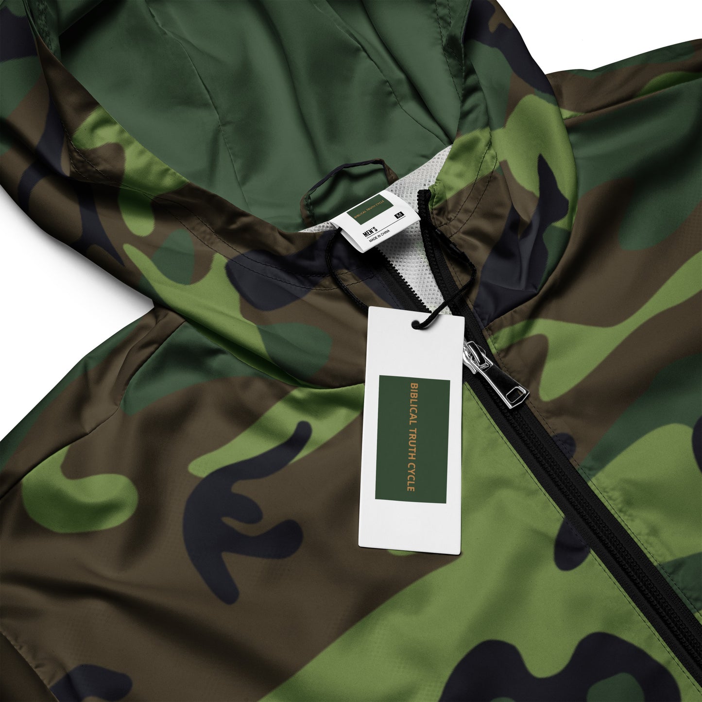 Biblical Truth Cycle - Men Windbreaker Jacket (Camouflage)