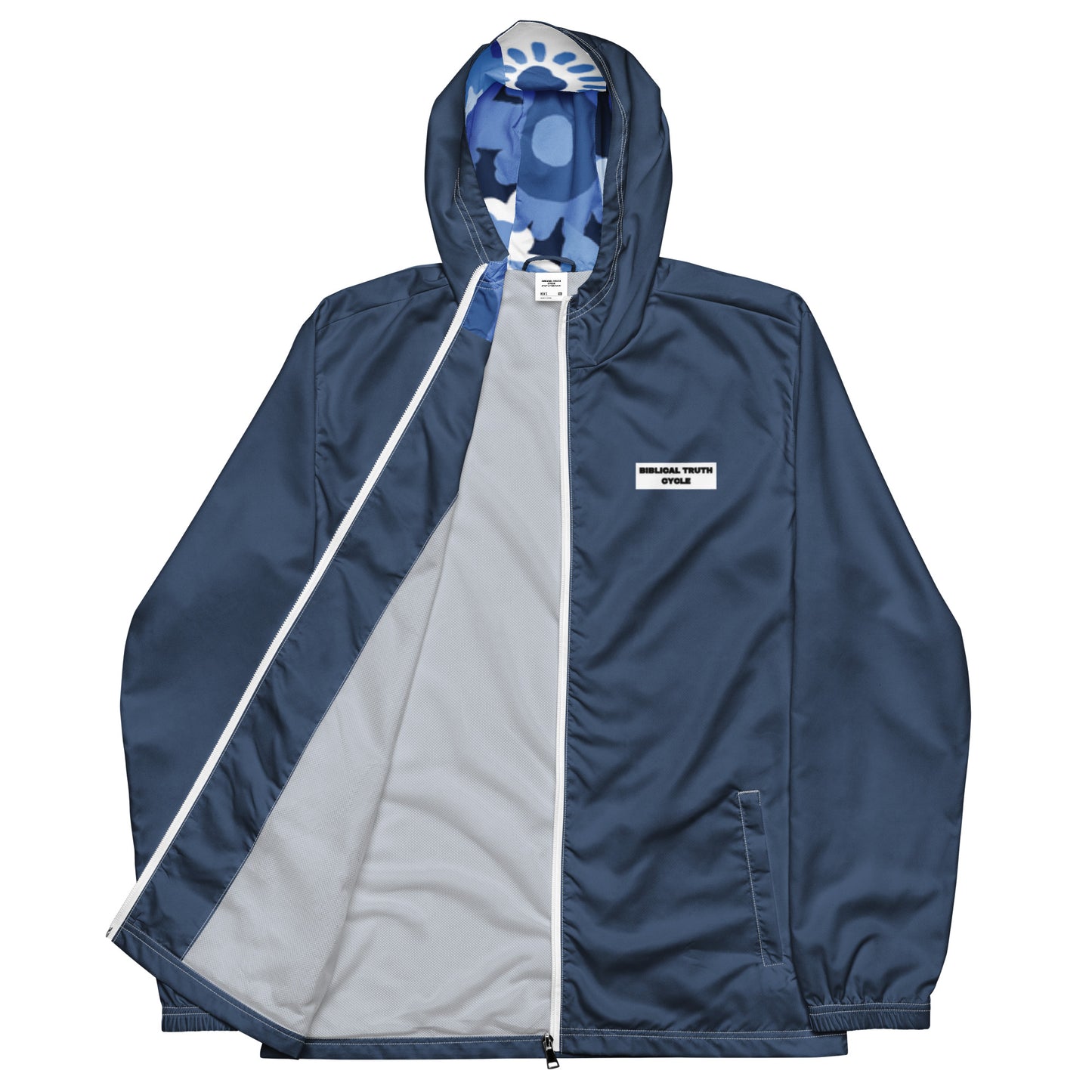 Biblical Truth Cycle - Windbreaker Jacket (Navy)