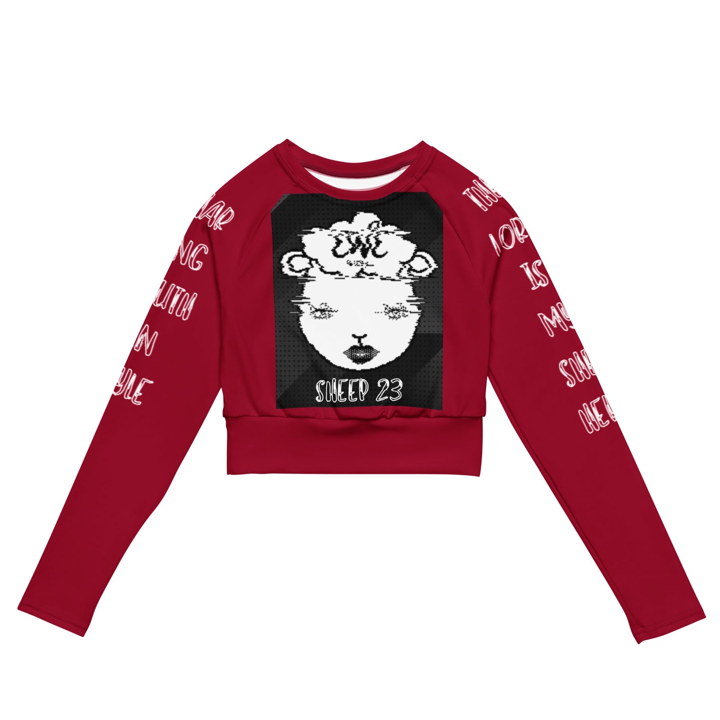 SHEEP 23 - Long Sleeve Crop Top (EWE)