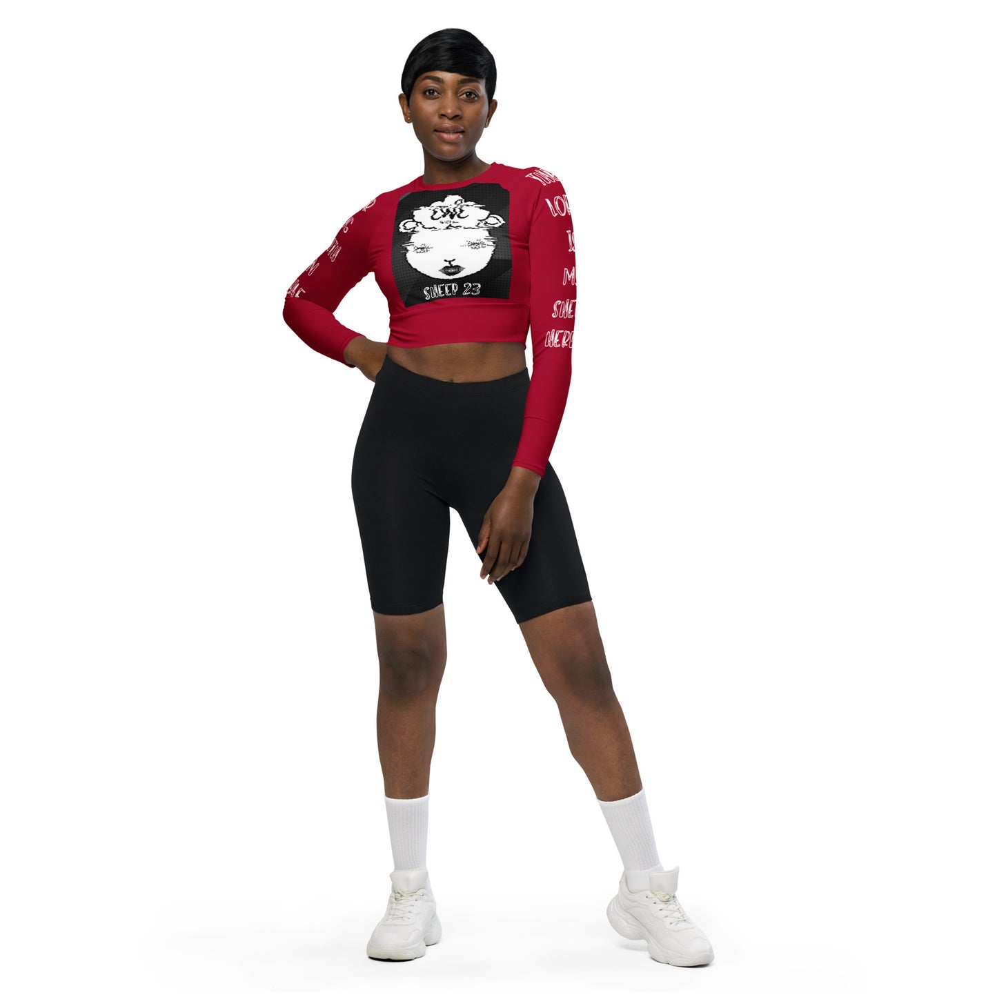 SHEEP 23 - Long Sleeve Crop Top (EWE)