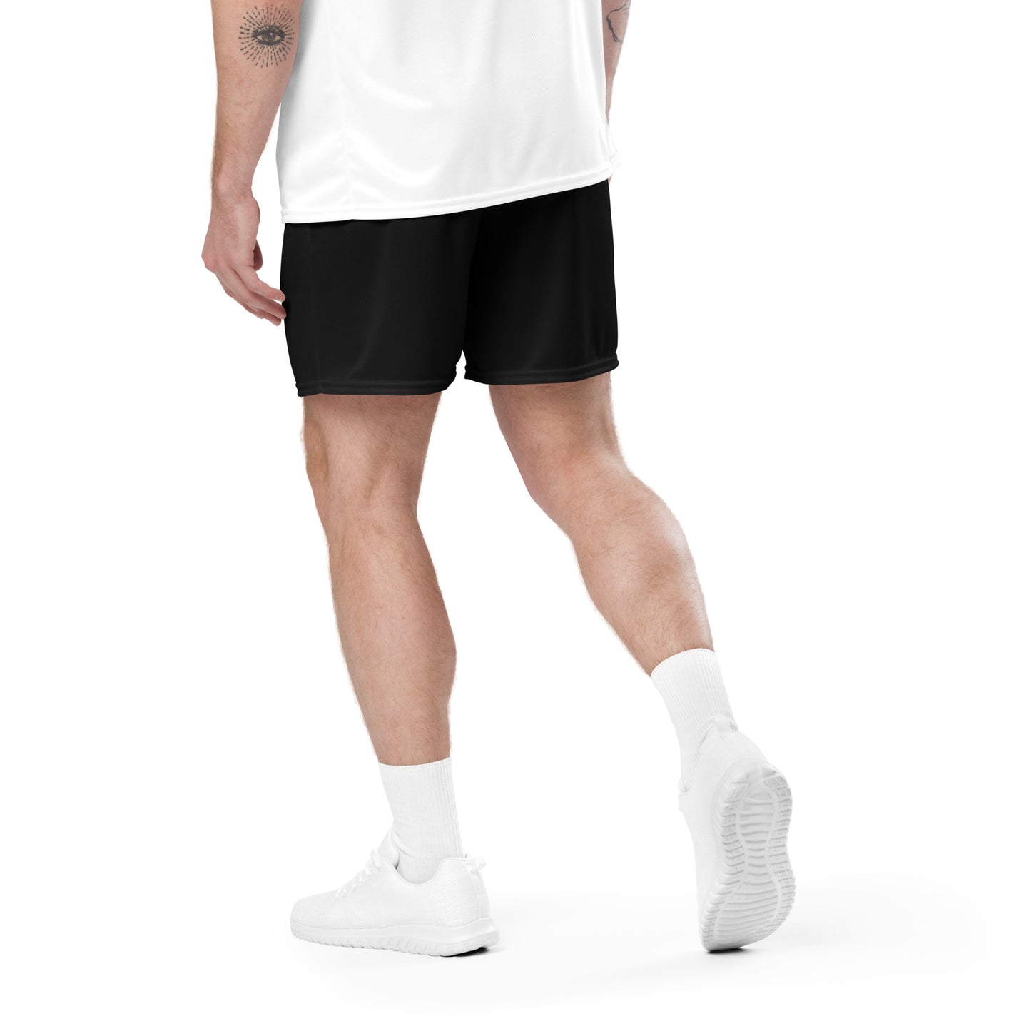 Champion For God - Black Mesh Shorts (Logo)