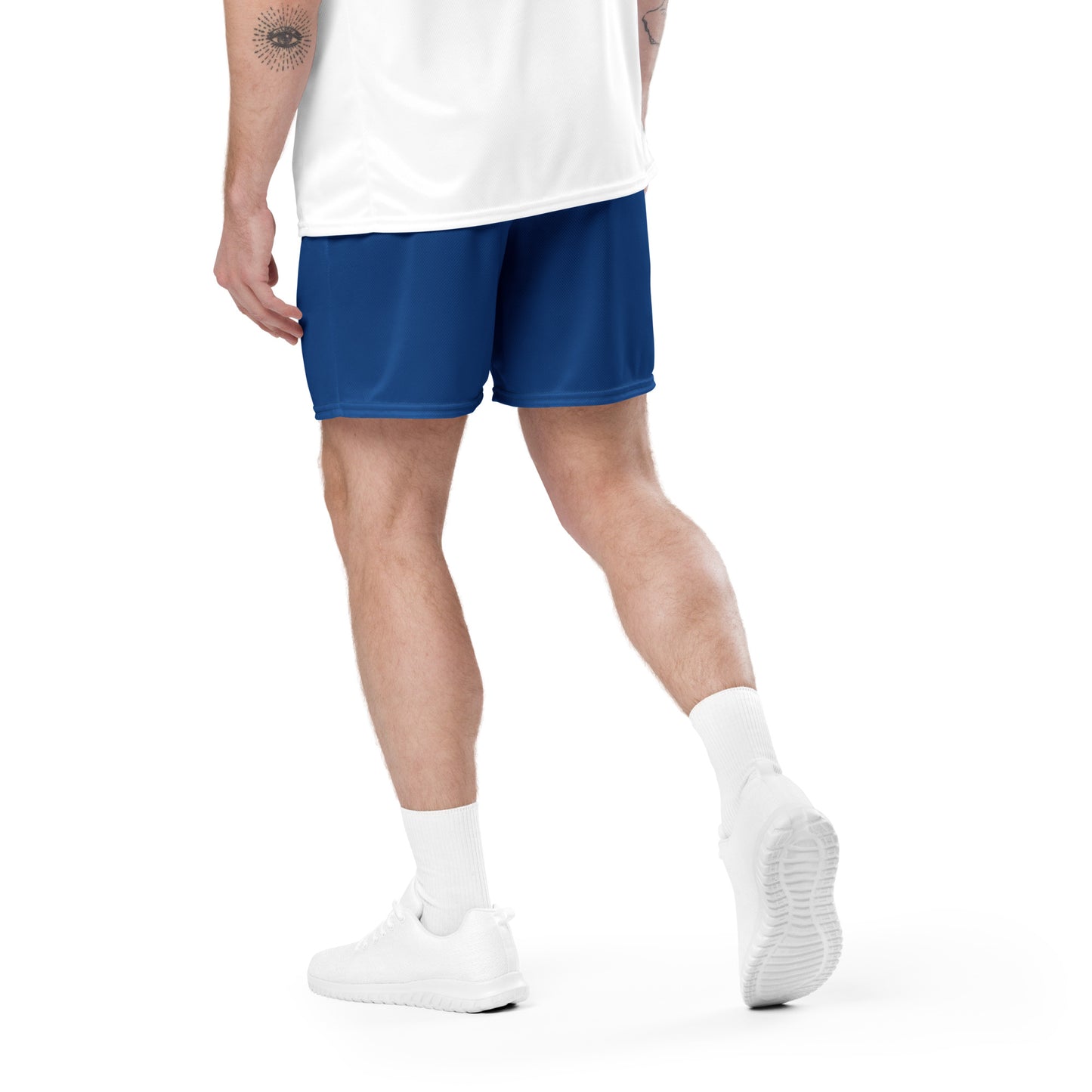 Champion For God - Royal Blue Mesh Shorts (Logo)