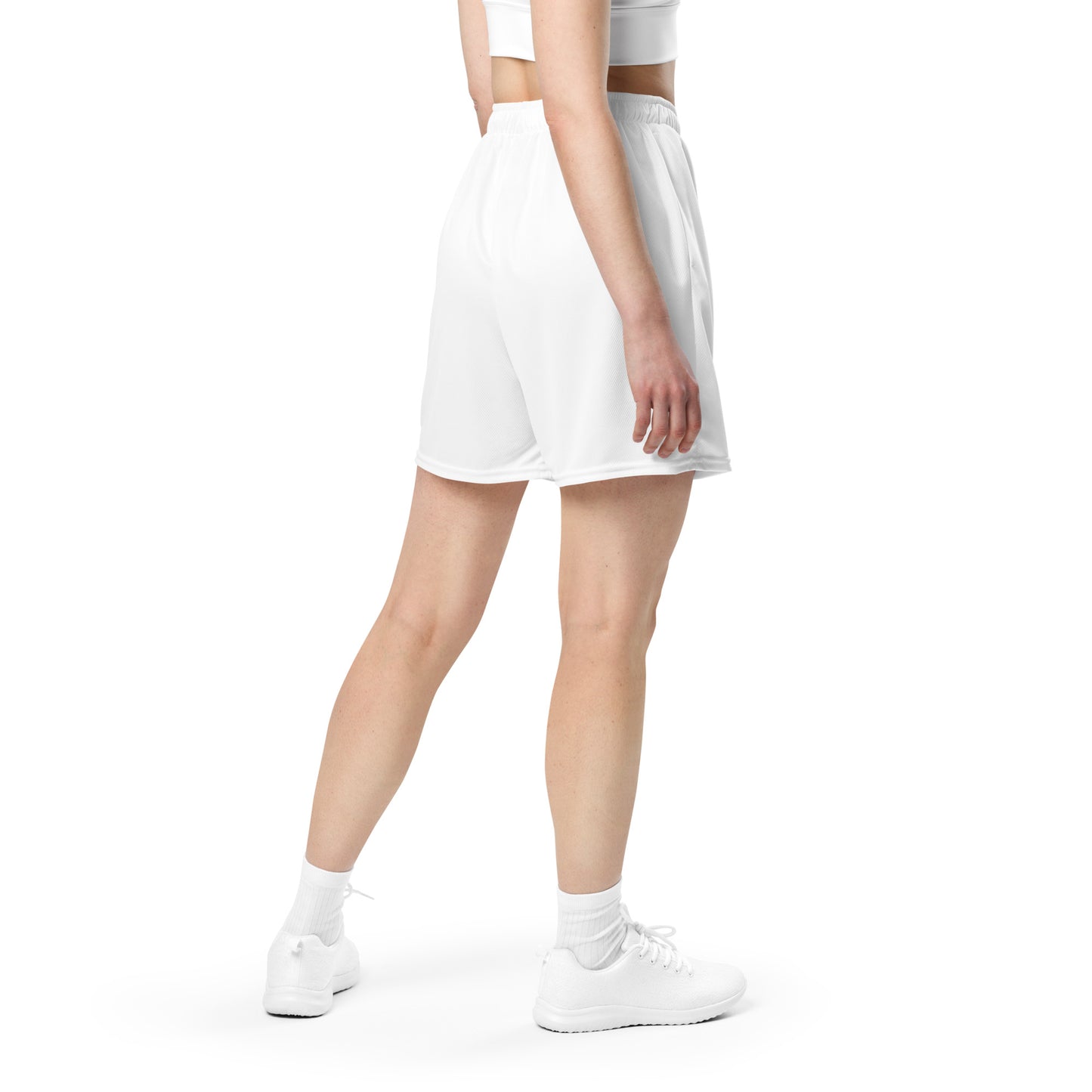 Champion For God - White Mesh Shorts (Logo)