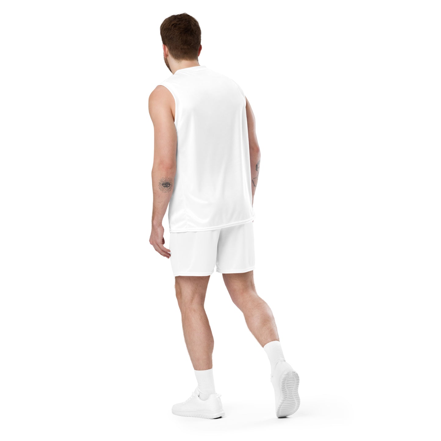 Champion For God - White Mesh Shorts (W.I.A.2.B.)