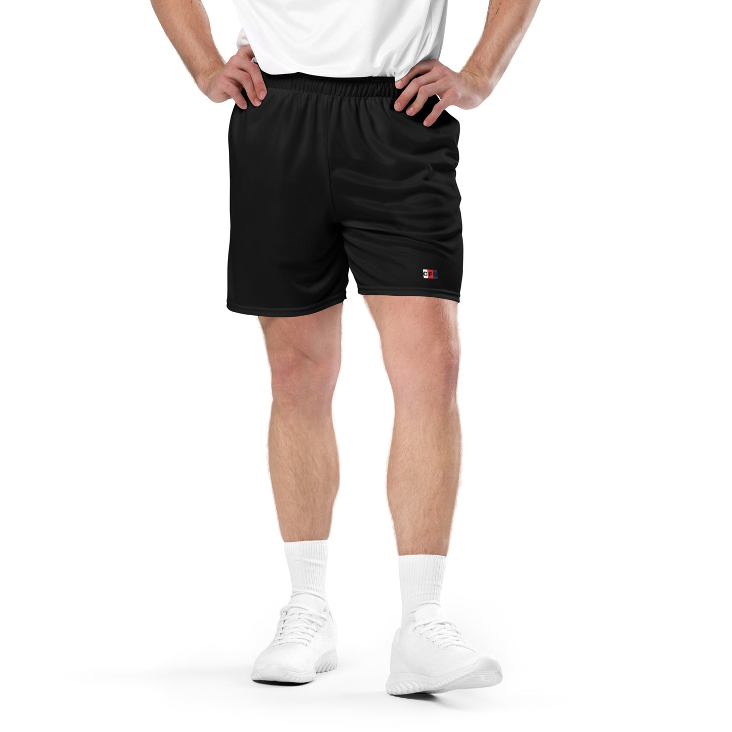 Champion For God - Black Mesh Shorts (Logo)