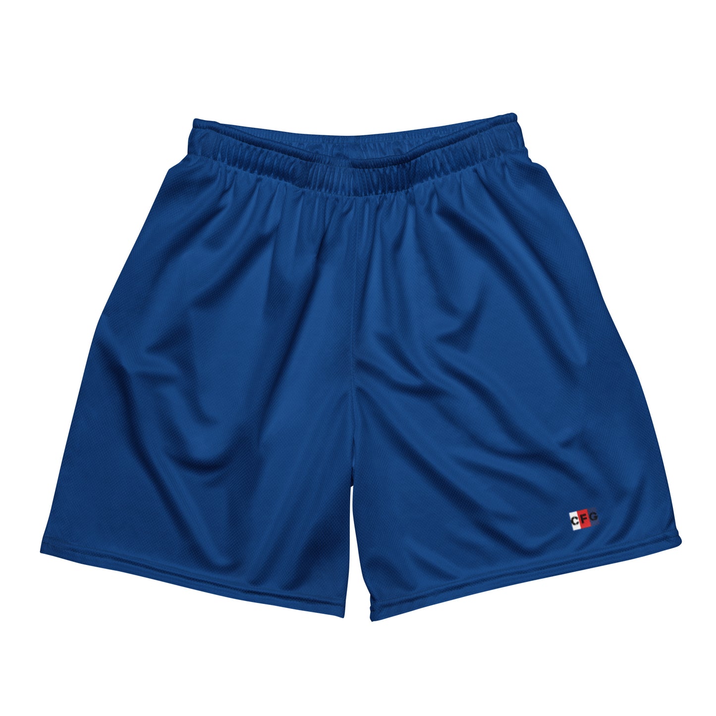 Champion For God - Royal Blue Mesh Shorts (Logo)