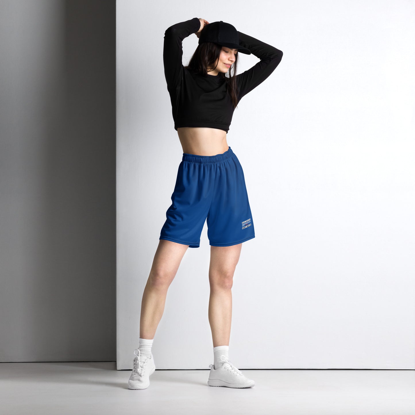 Champion For God - Royal Blue Mesh Shorts  (W.I.A.2.B.)