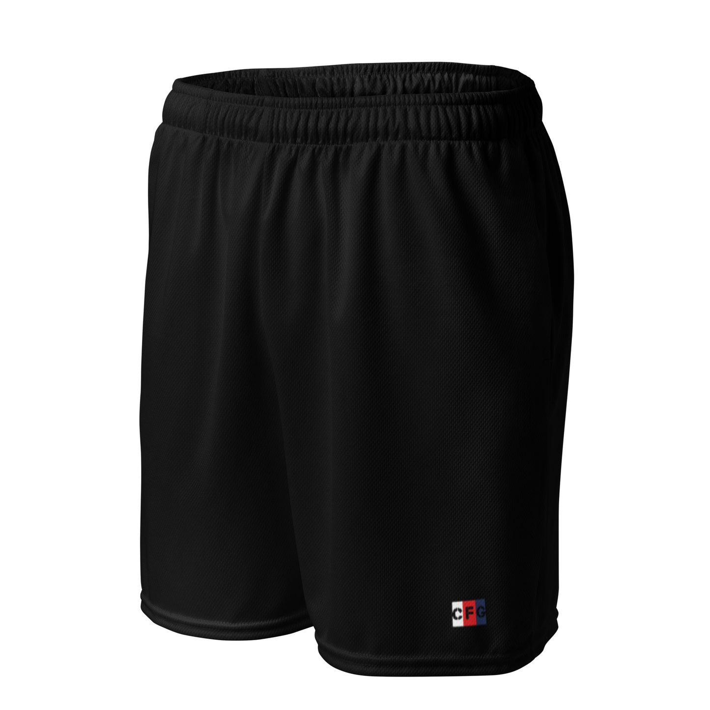 Champion For God - Black Mesh Shorts (Logo)