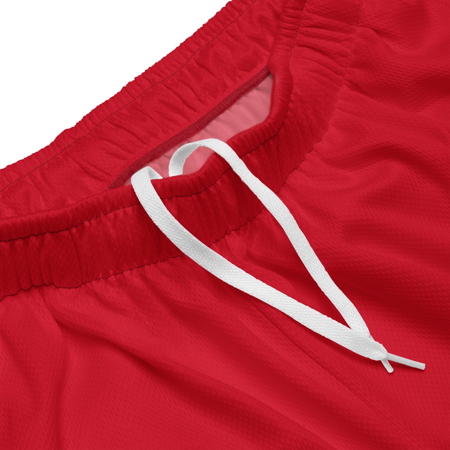 Champion For God - Red Mesh Shorts (Logo)