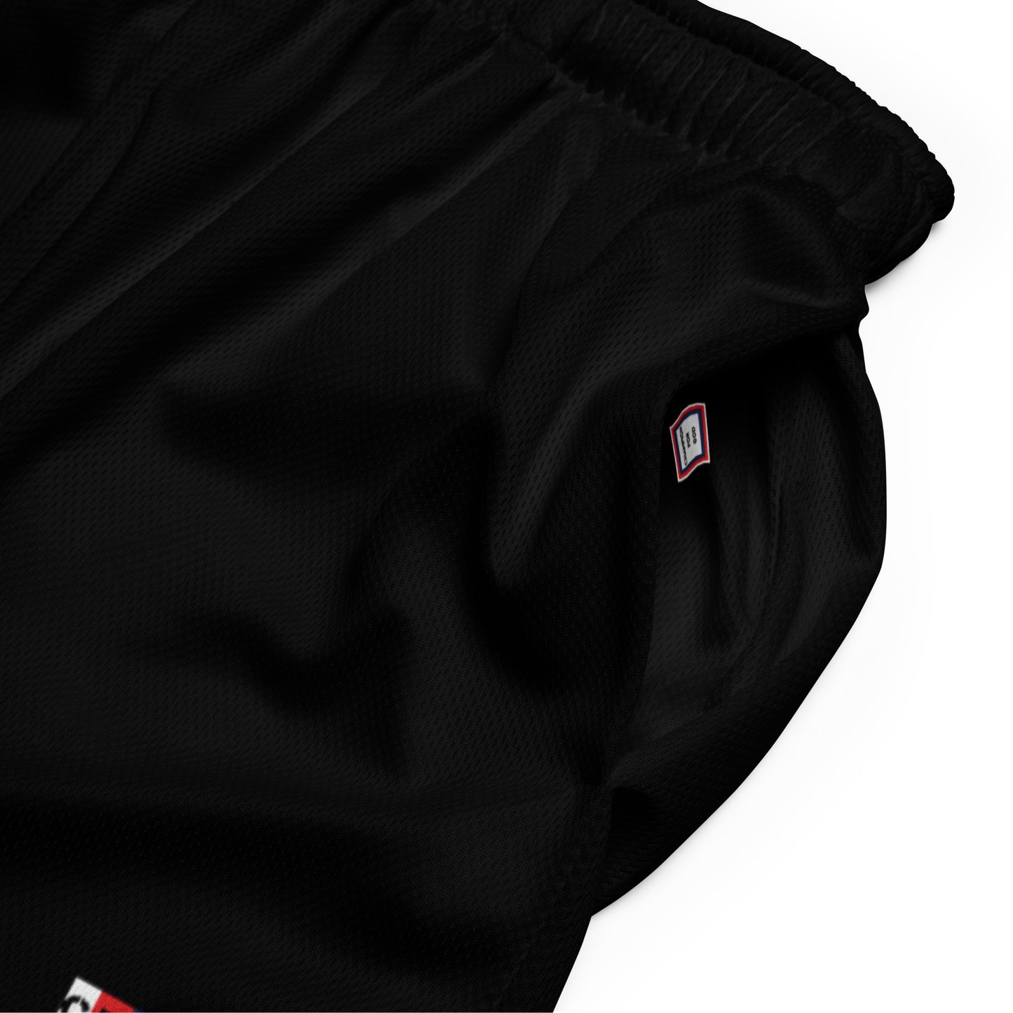 Champion For God - Black Mesh Shorts (Logo)