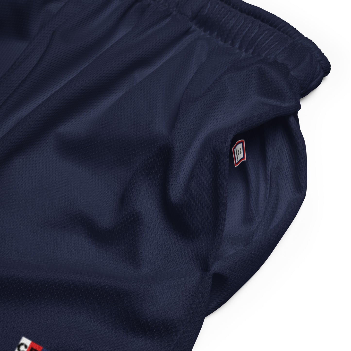 Champion For God - Navy Mesh Shorts (Logo)