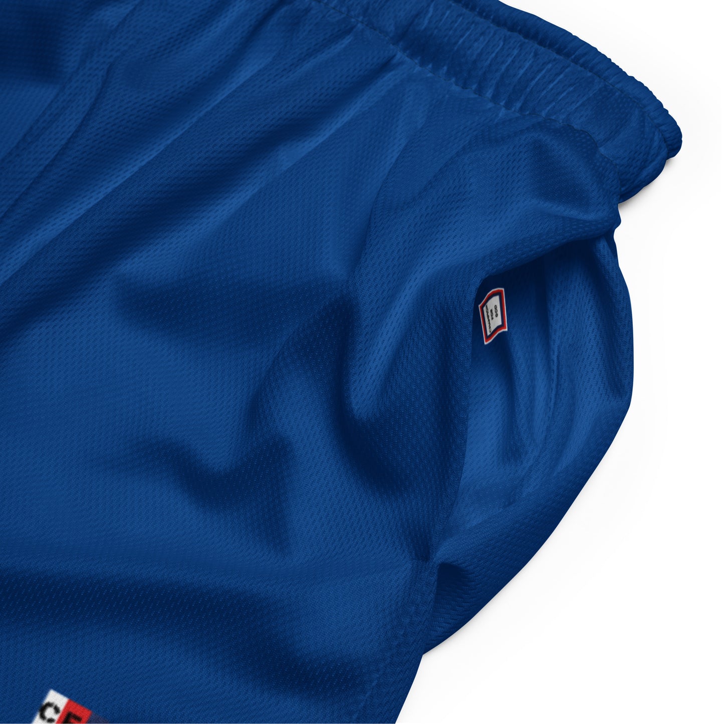 Champion For God - Royal Blue Mesh Shorts (Logo)