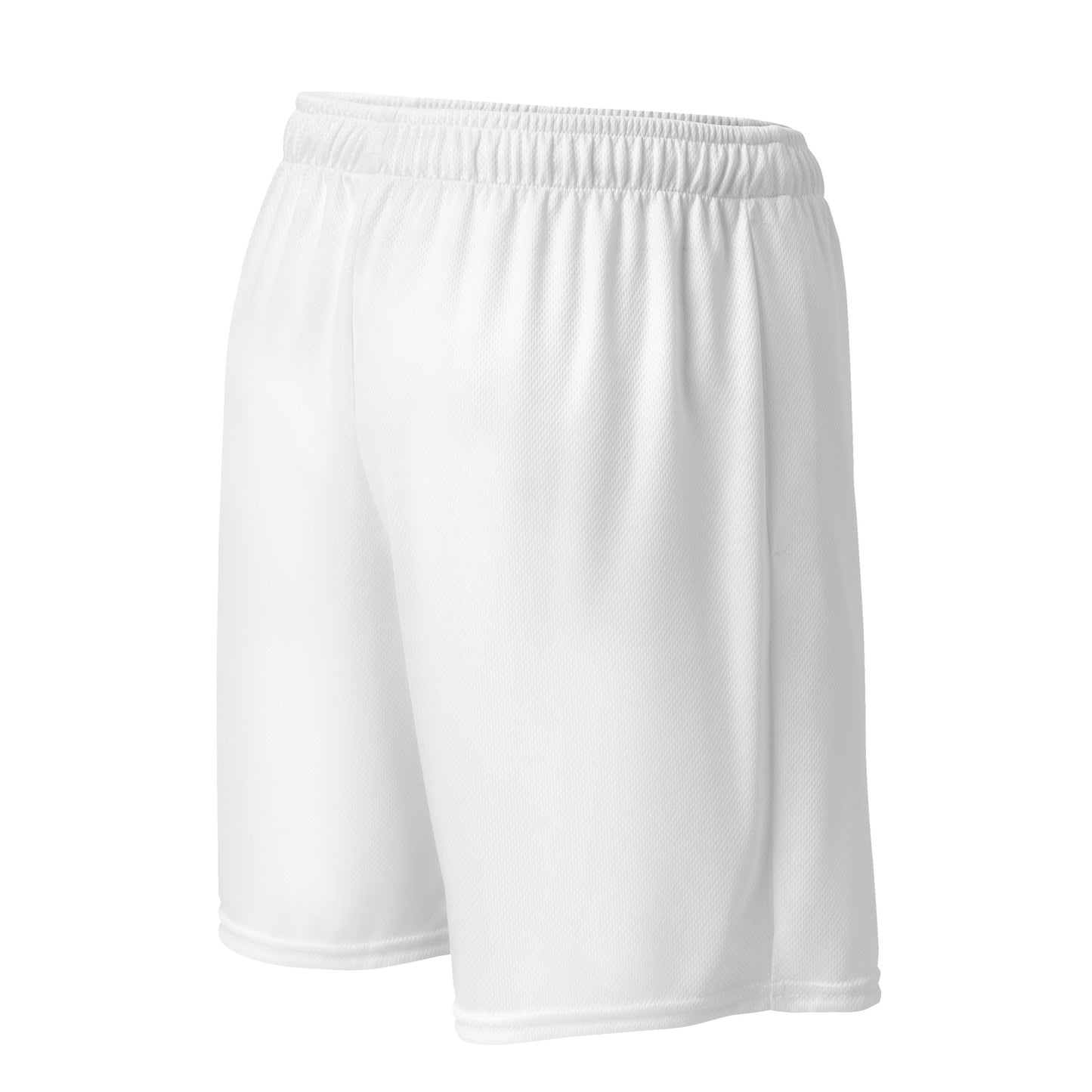 Champion For God - White Mesh Shorts (W.I.A.2.B.)