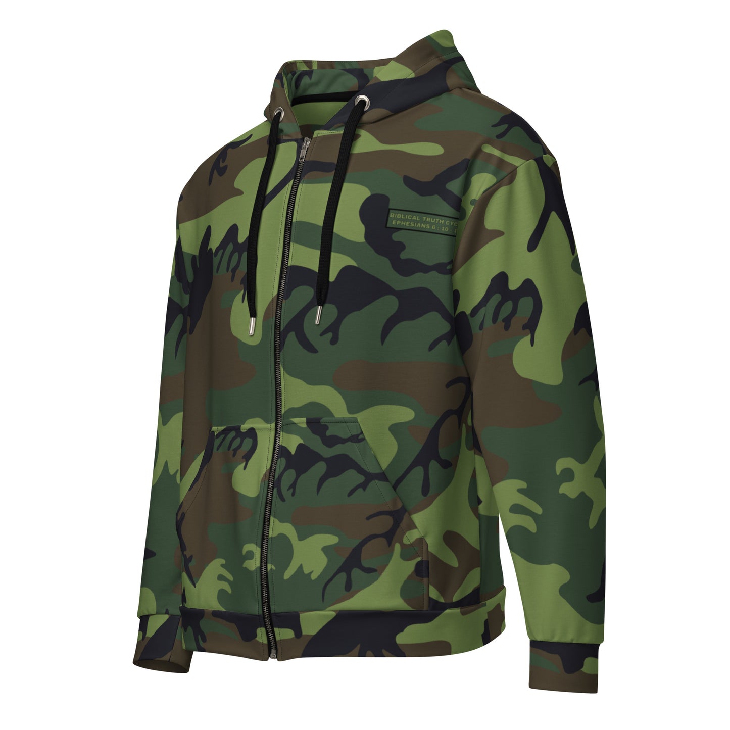 Biblical Truth Cycle - Zip Hoodie (Camouflage)