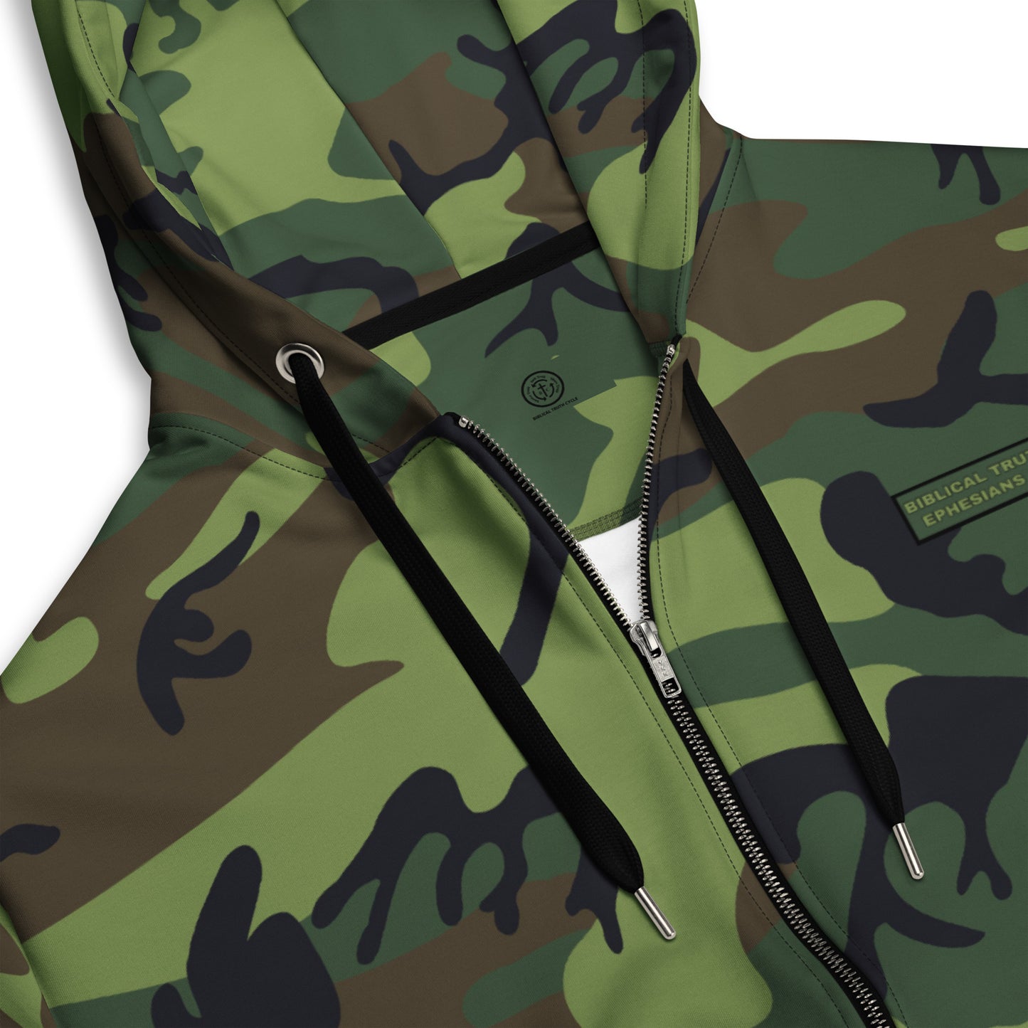 Biblical Truth Cycle - Zip Hoodie (Camouflage)