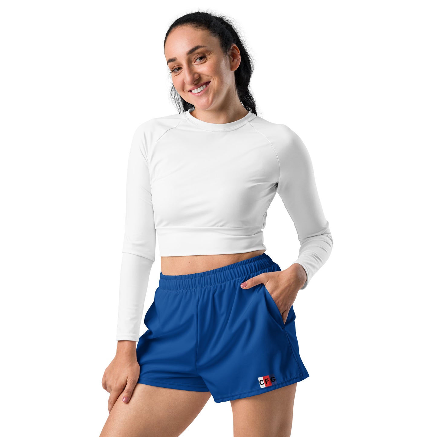 Champion For God - Ladies' Athletic Shorts (Logo)