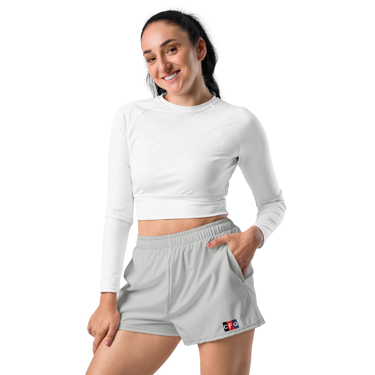 Champion For God -  Ladies Athletic Shorts (Logo)