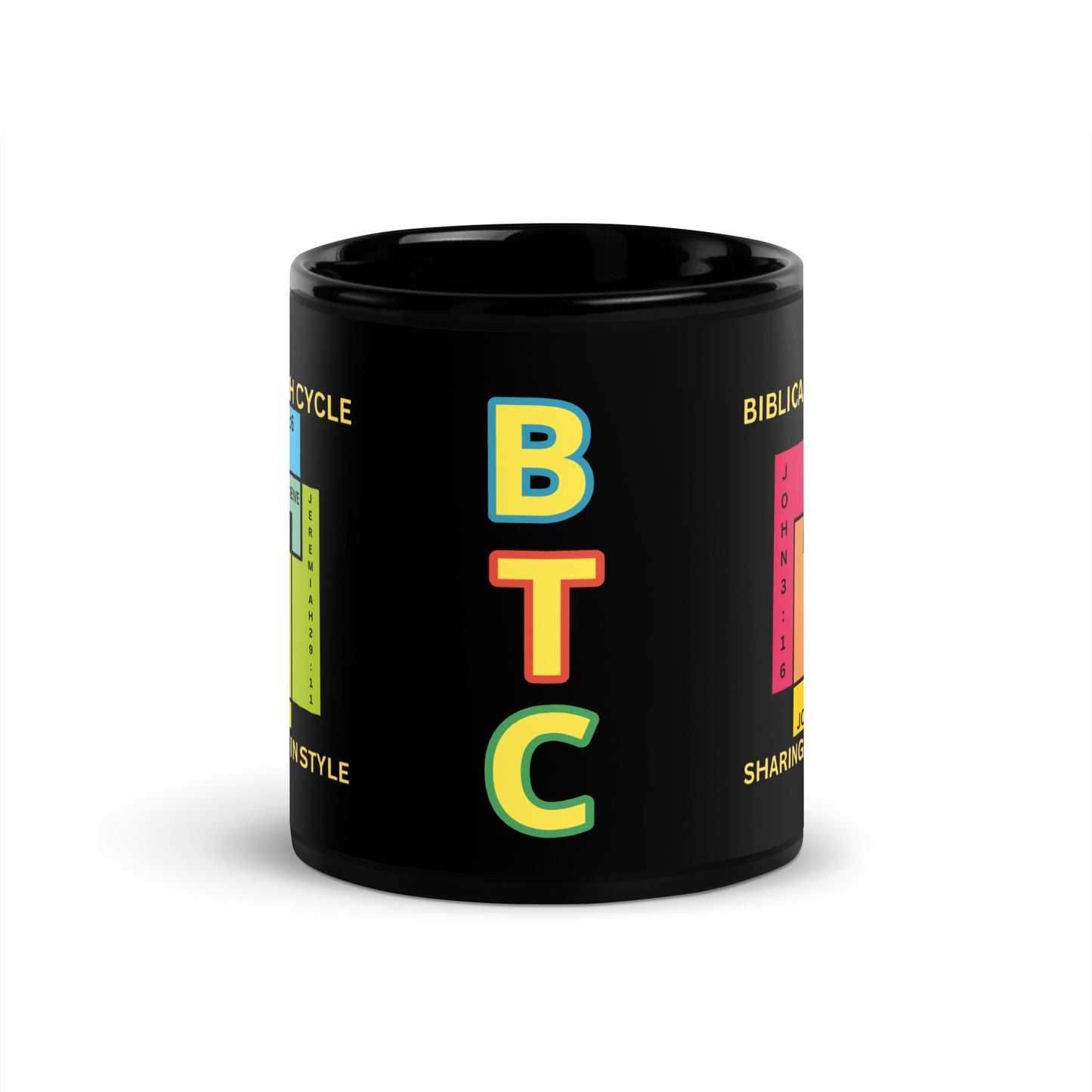 Biblical Truth Cycle - Black Mug (11oz)