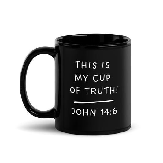 Biblical Truth Cycle - Black Mug (11oz)