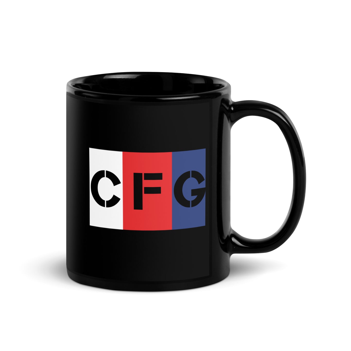 Champion For God - Black Mug 11oz (Logo)