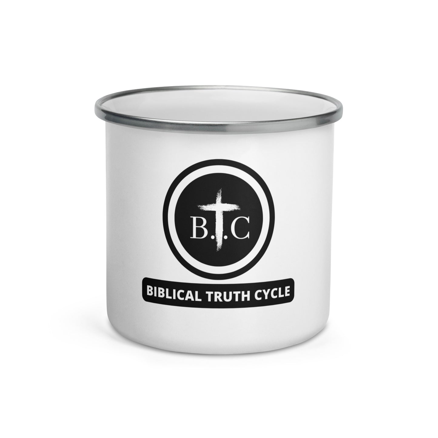 Biblical Truth Cycle - Enamel Mug (12 oz)