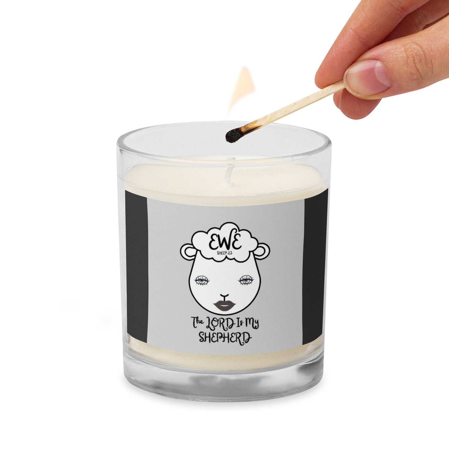 SHEEP 23 - Glass Jar Candle (EWE)