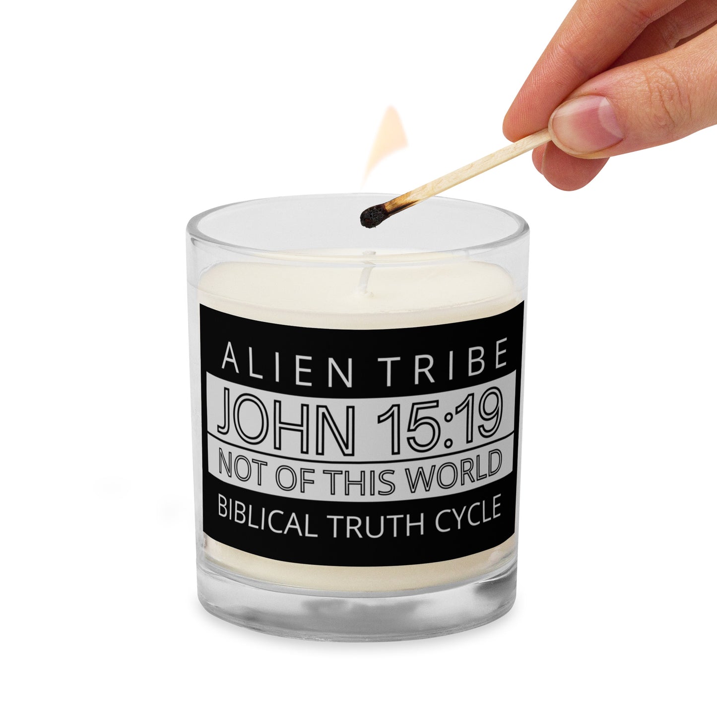 Biblical Truth Cycle - Jar Candle (Alien Tribe)