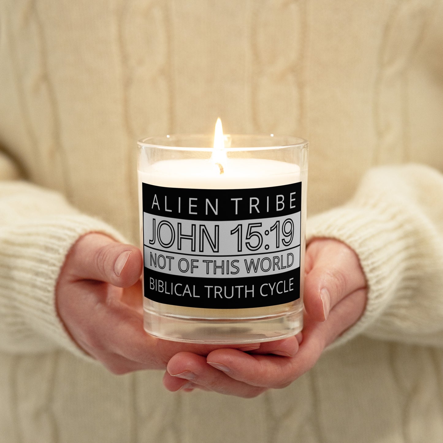 Biblical Truth Cycle - Jar Candle (Alien Tribe)