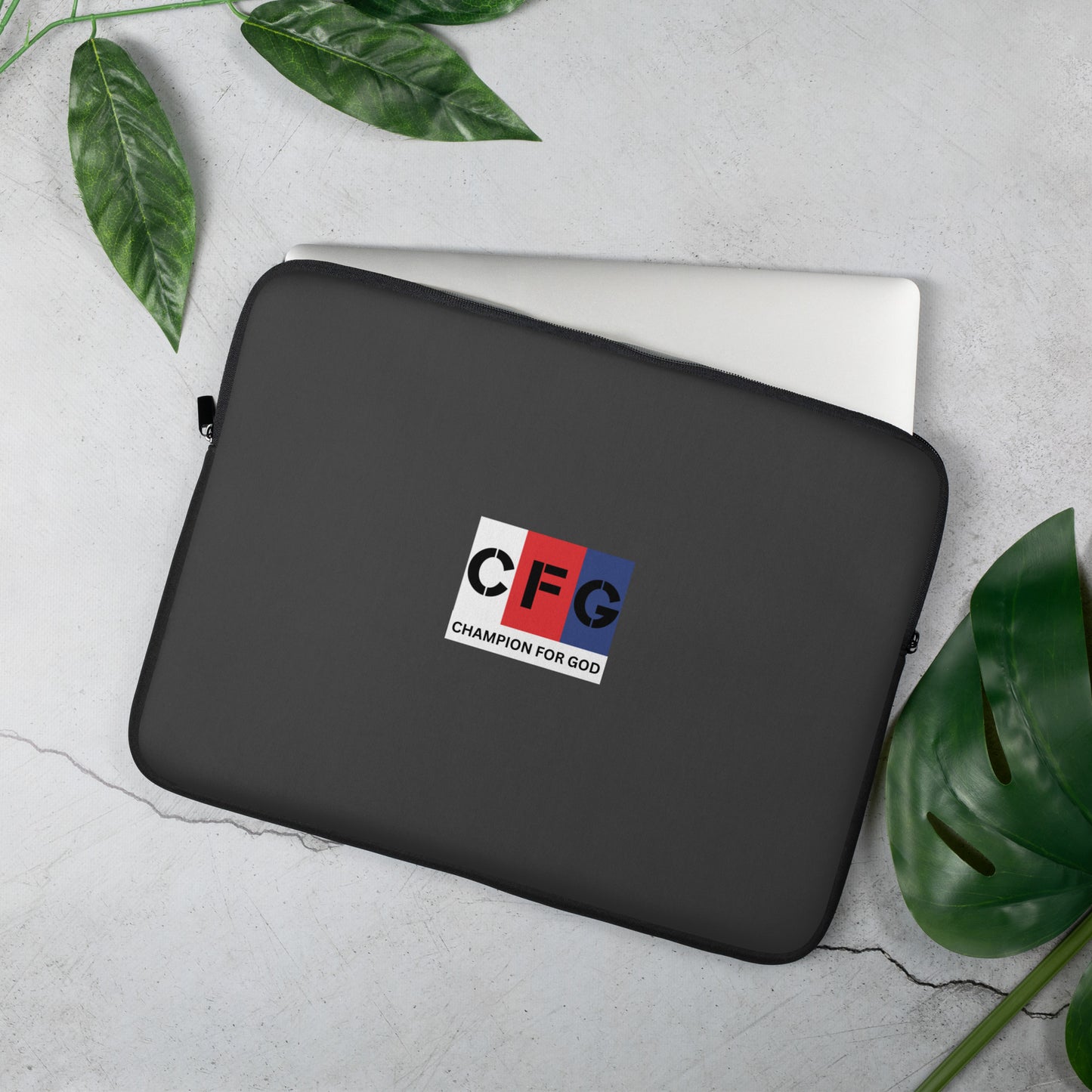 Champion For God - Laptop Sleeve (Logo)