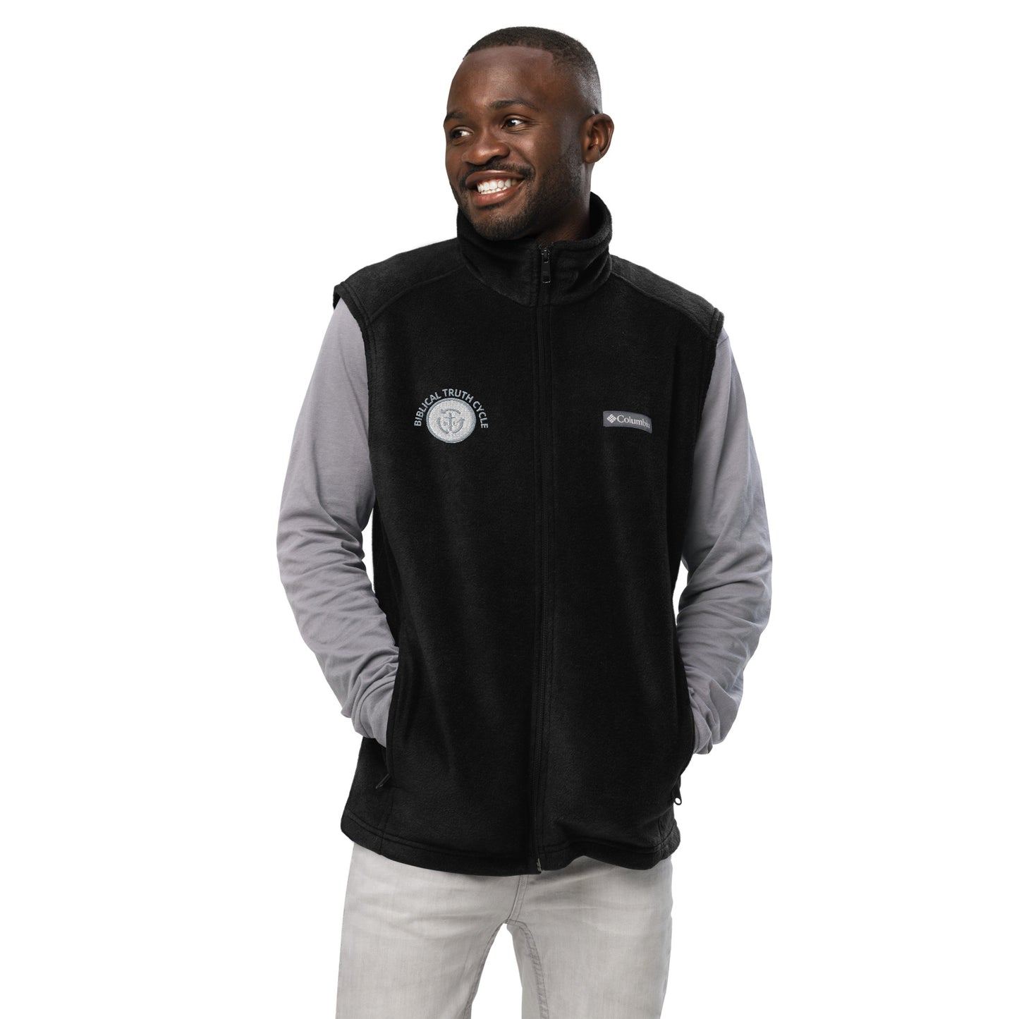 Biblical Truth Cycle - Men’s Columbia Vest (Logo-NoSlo)