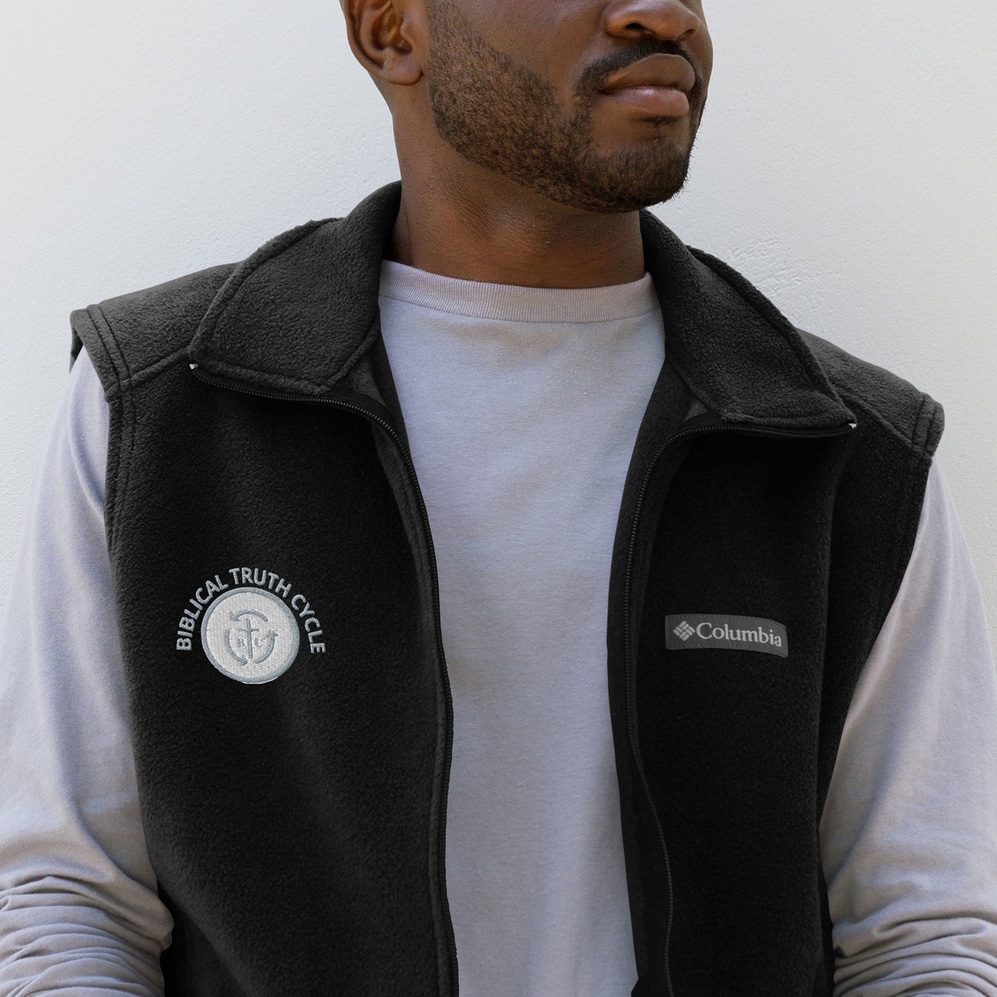 Biblical Truth Cycle - Men’s Columbia Vest (Logo-NoSlo)