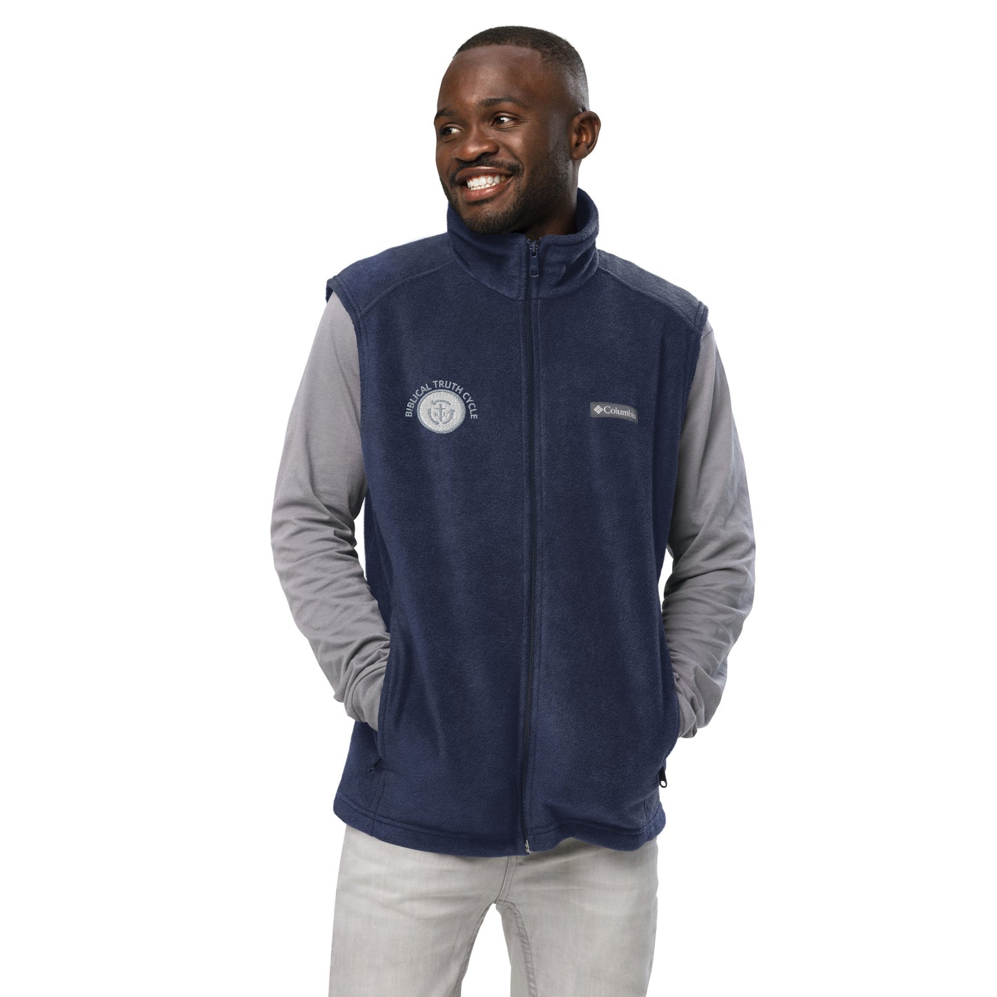 Biblical Truth Cycle - Men’s Columbia Vest (Logo-NoSlo)