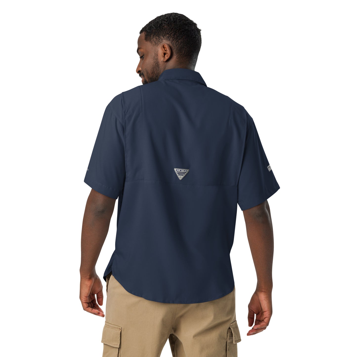 Biblical Truth Cycle - Men’s Columbia Short Sleeve Button Shirt (Logo II)